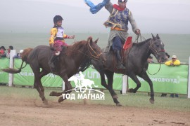 3.Өвөрхангай аймгийн Хужирт сумын уугуул Монгол улсын Тод манлай уяач Г.Батхүүгийн Соёмбо зээрд